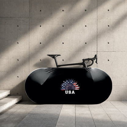Sunflower Patriot USA Bicycle Wheels Cover
