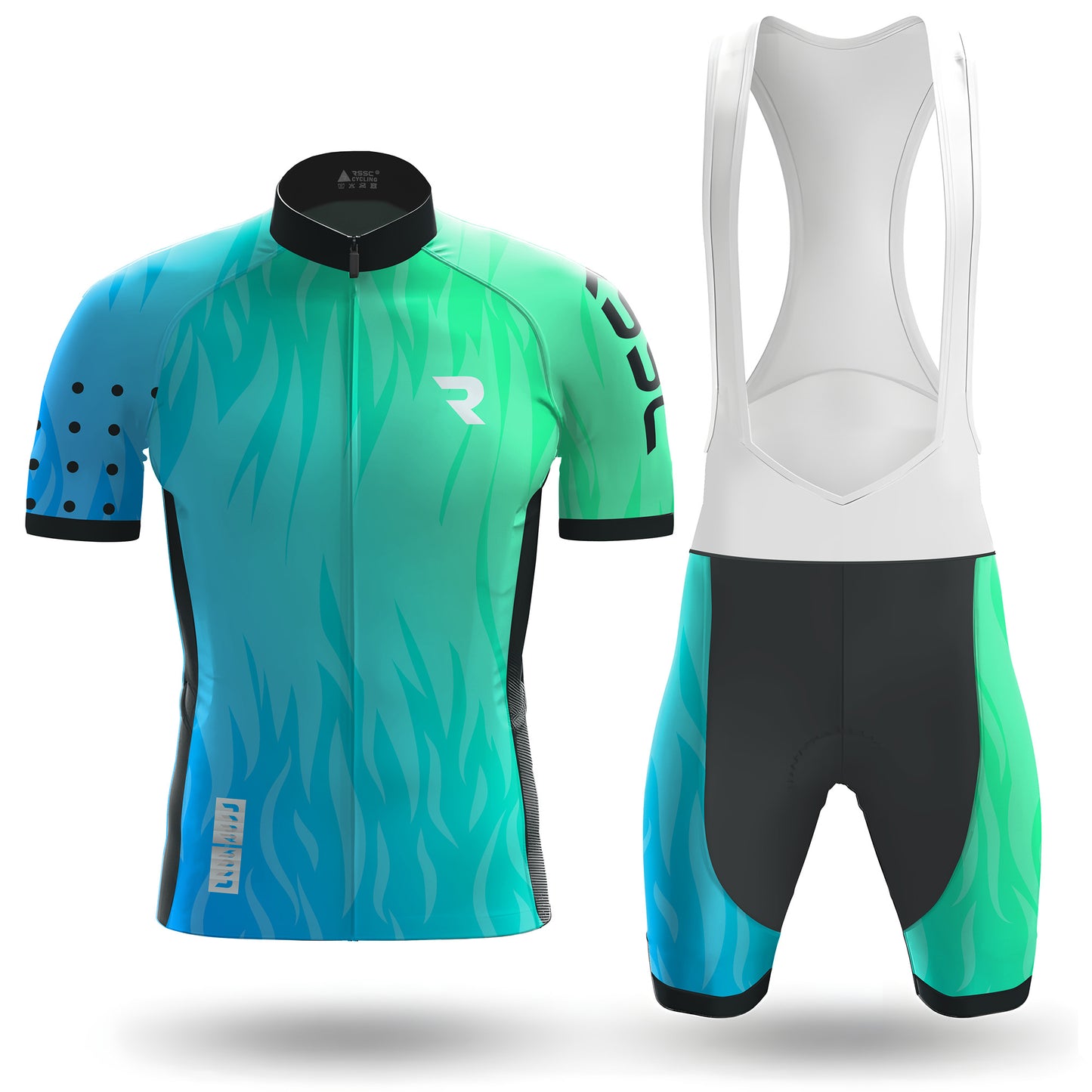 Glacial Flame Men's Short Sleeve Cycling Kit