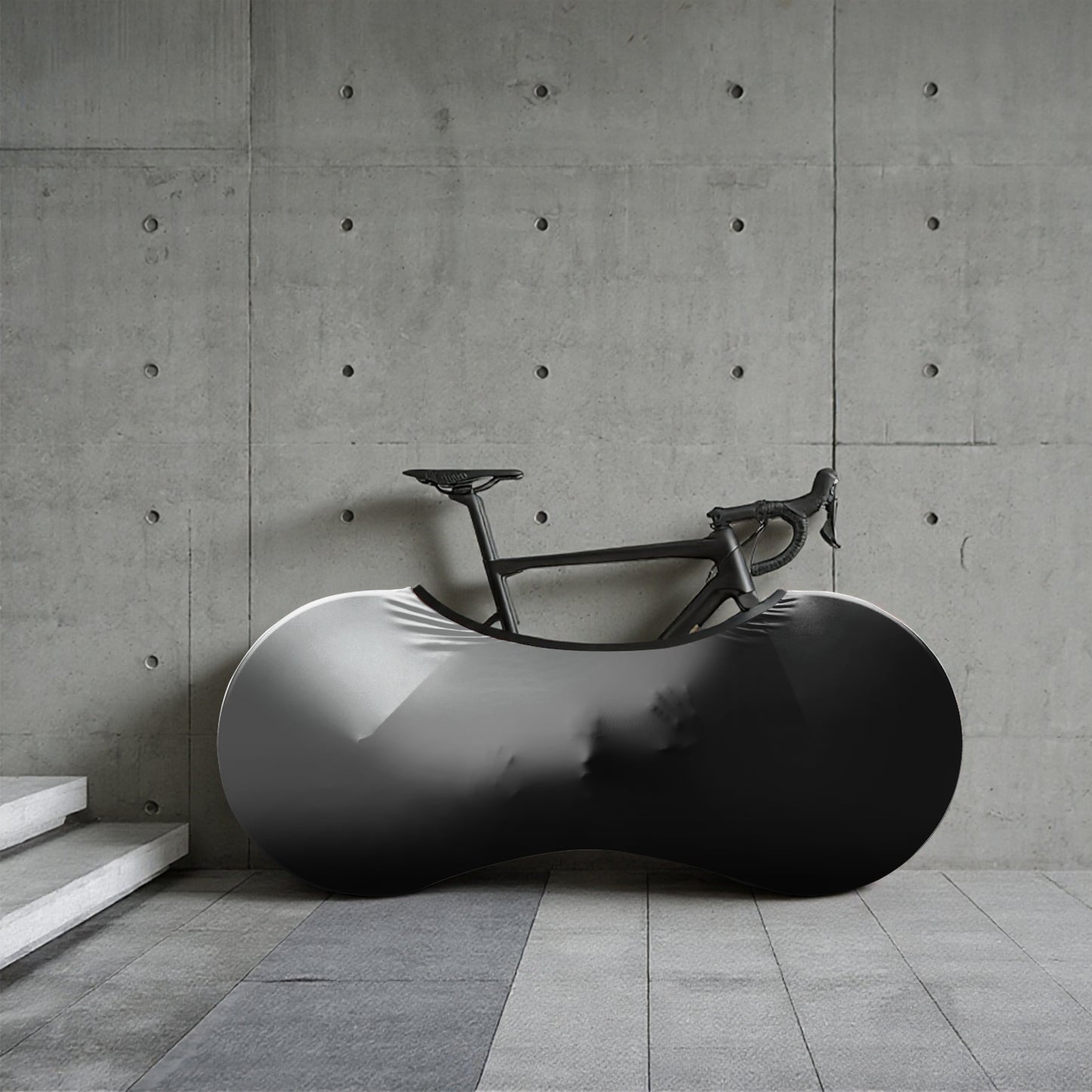 Ghost Black Bicycle Wheels Cover