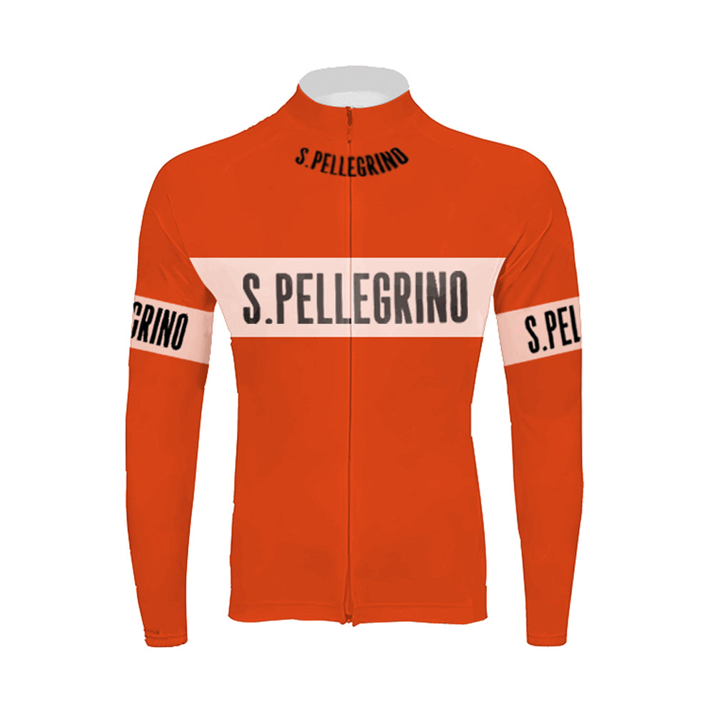 San Pellegrino Retro Men's Long Sleeve Cycling Kit