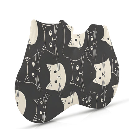 Happy Emoticon Cat Bicycle Full Cover