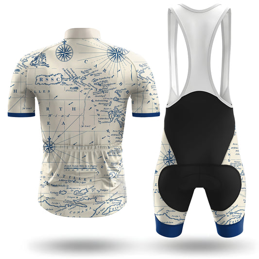 Vintage Chart Rider Men's Short Sleeve Cycling Kit