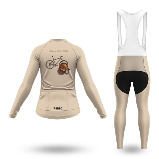 Cycling And Coffee Women's Long Sleeve Cycling Kit