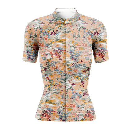 Blooming Flowers Women's Short Sleeve Cycling Kit