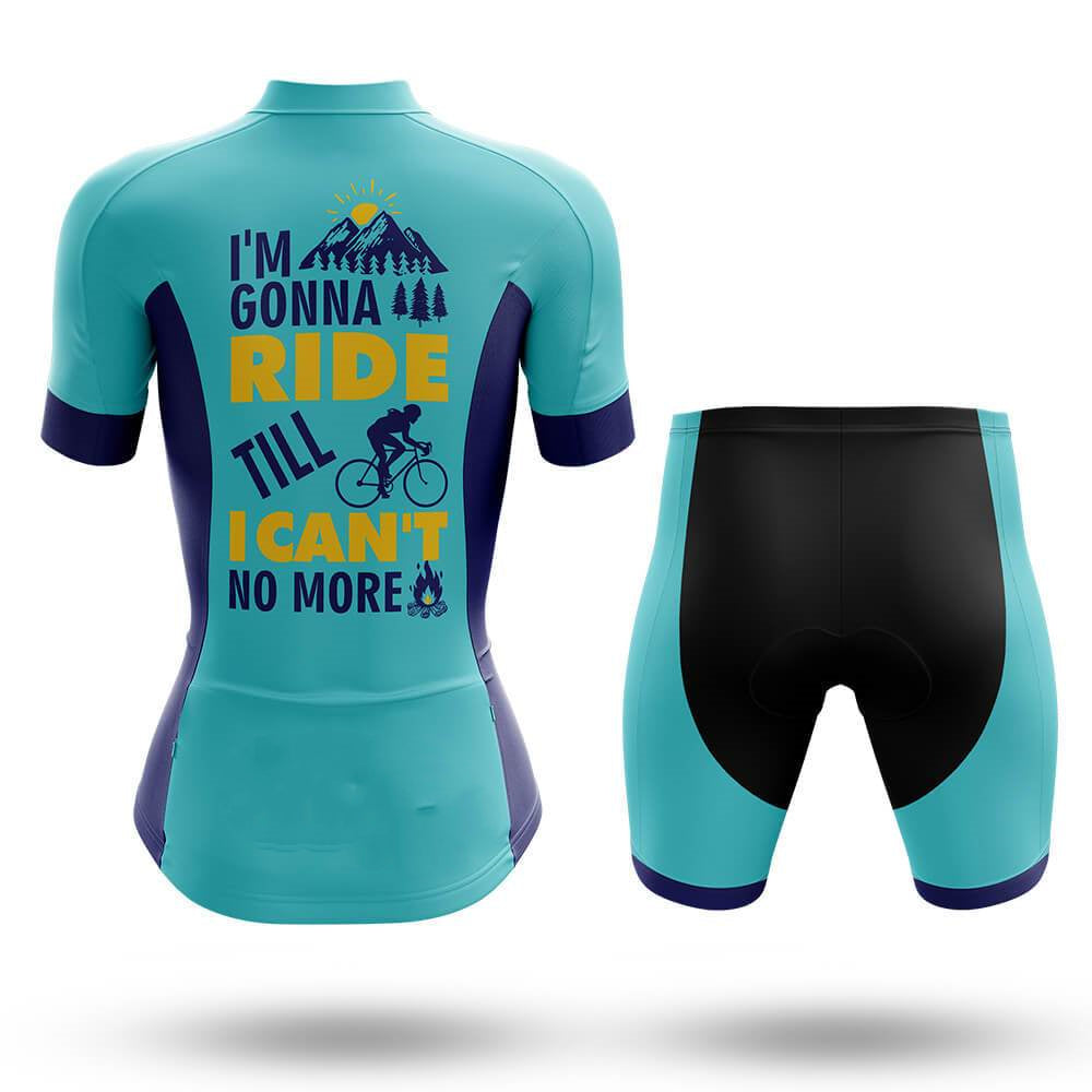 Till I Can't Women's Short Sleeve Cycling Kit | Rsscsports