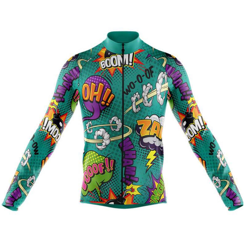 Comics Men's Long Sleeve Cycling Kit