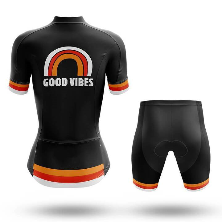 Good Vibes Women's Short Sleeve Cycling Kit | Rsscsports