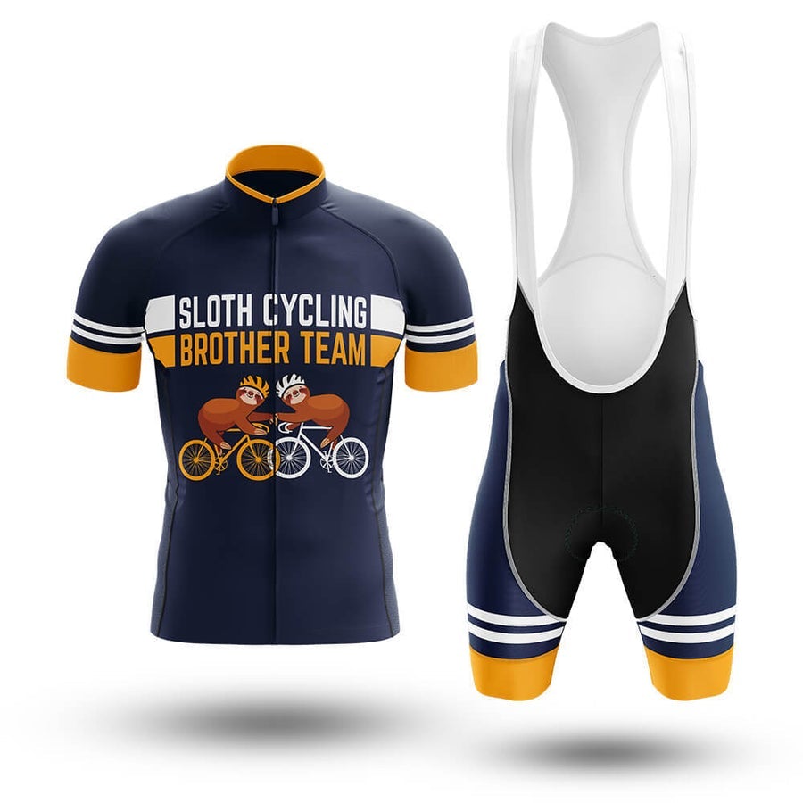 Sloth Cycling Brother Team Men's Short Sleeve Cycling Kit | Rsscsports