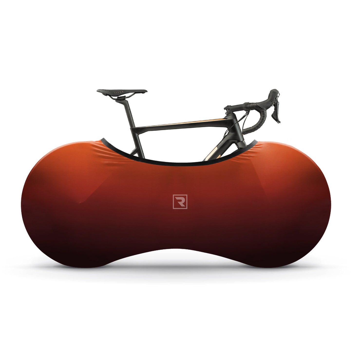 Orange Gradient Bicycle Wheels Cover