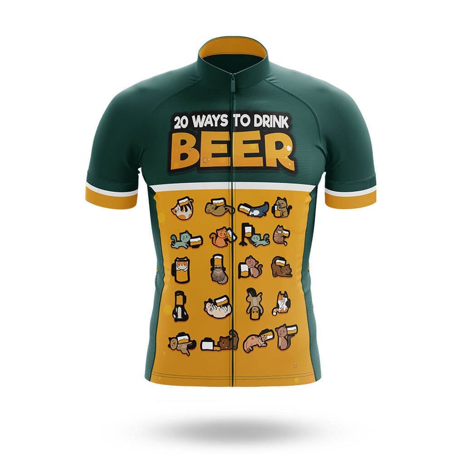 20 Ways To Drink Beer Men's Short Sleeve Cycling Kit | Rsscsports