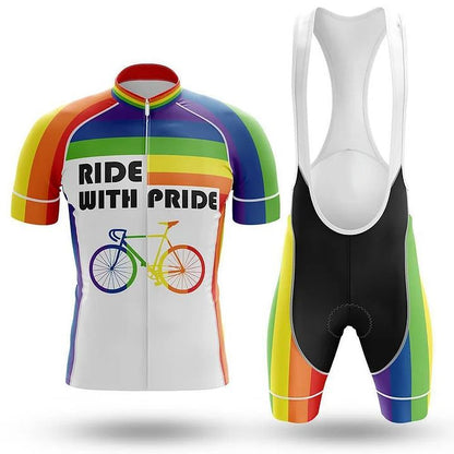 Ride With Pride Men's Short Sleeve Cycling Kit | Rsscsports