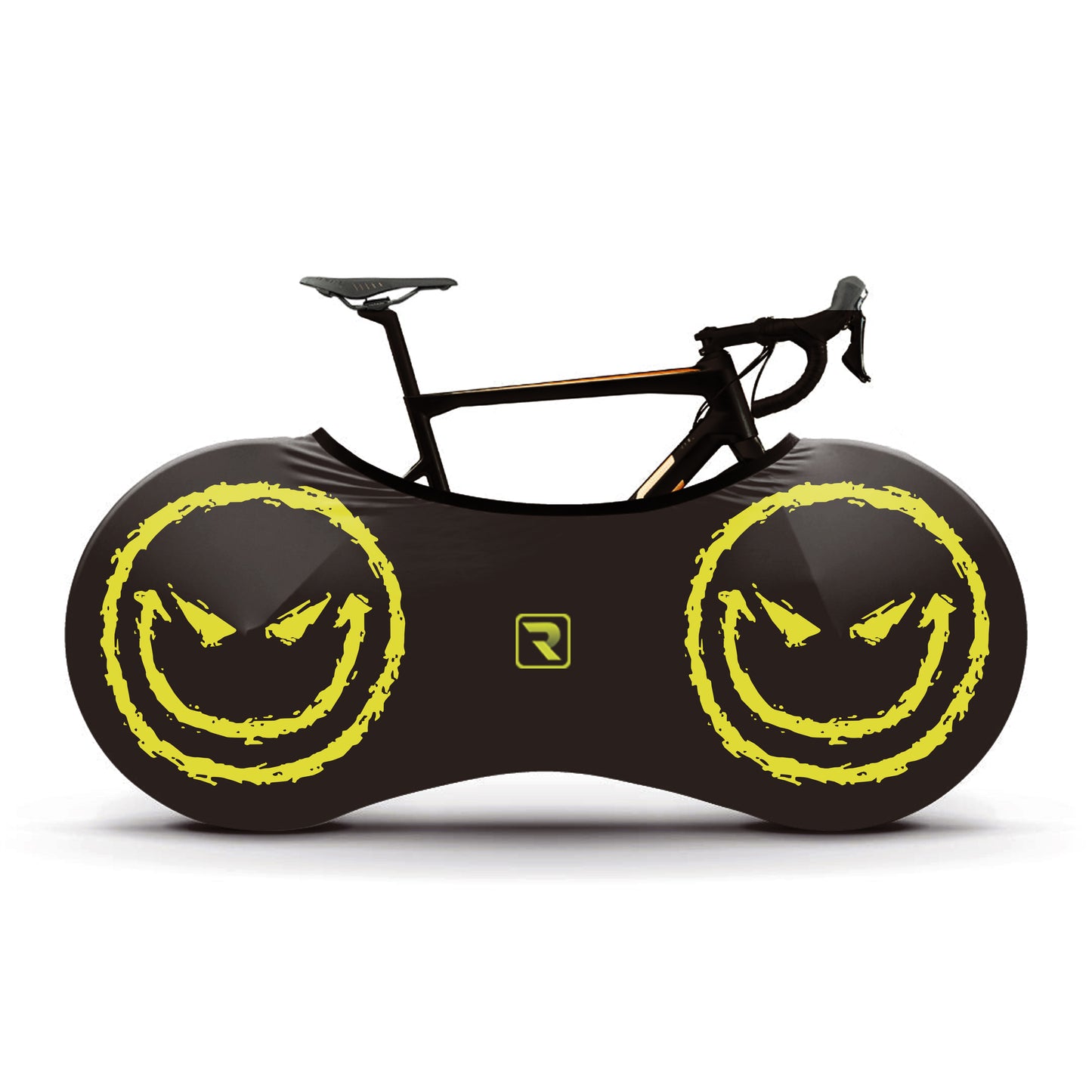 Evil Smile Face Bicycle Wheels Cover | Rsscsports