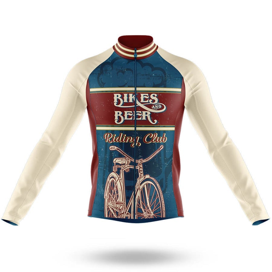 Retro Bikes And Beer Riding Club Men's Cycling Kit | Rsscsports