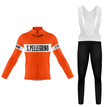 San Pellegrino Retro Men's Long Sleeve Cycling Kit