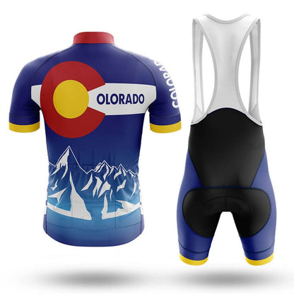 Colorado Mountains Men's Short Sleeve Cycling Kit | Rsscsports