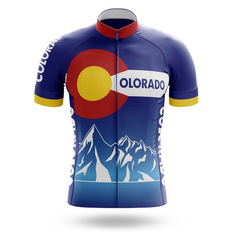 Colorado Mountains Men's Short Sleeve Cycling Kit | Rsscsports