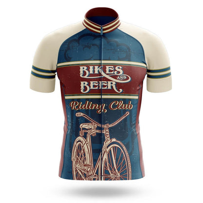 Retro Bikes And Beer Riding Club Men's Cycling Kit | Rsscsports