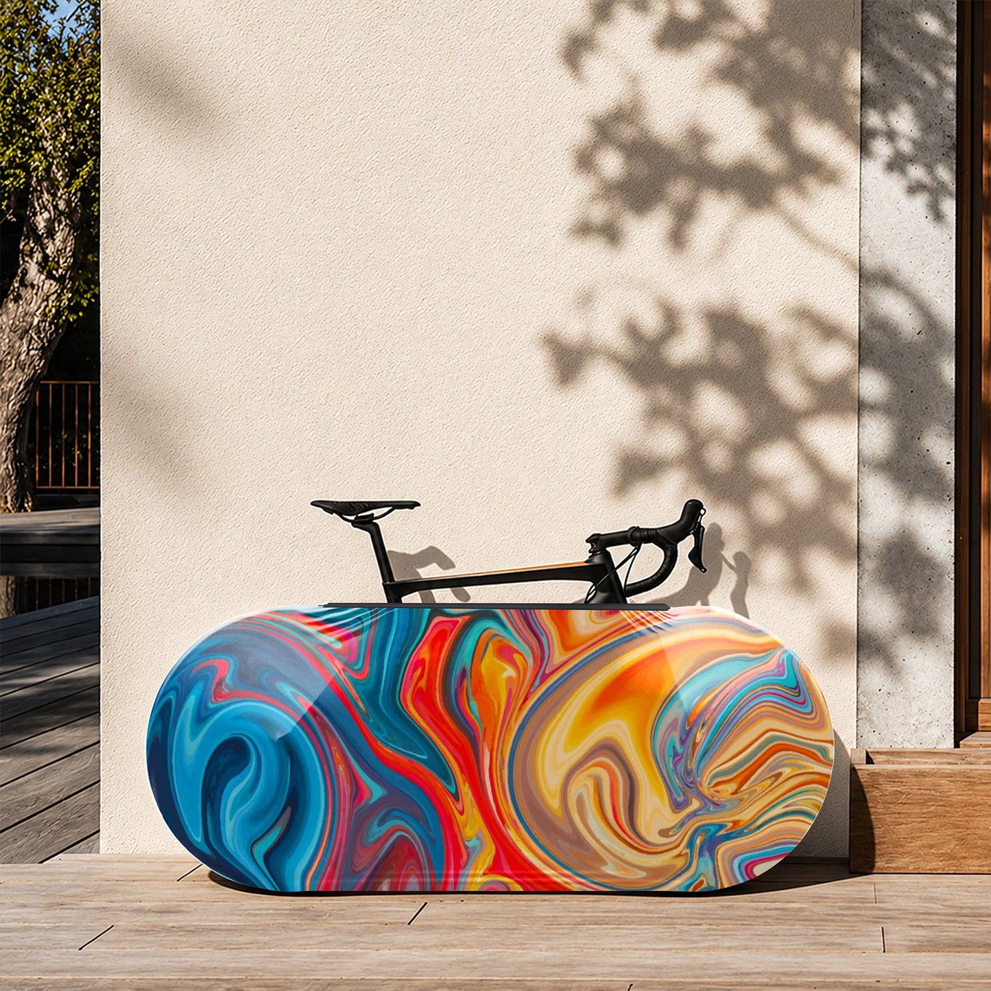 Liquid Marblev Bicycle Wheels Cover