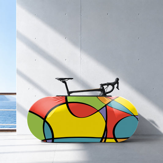 Abstract Bicycle Wheels Cover