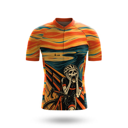 Golden Airds Herren-Radtrikot mit kurzen Ärmeln