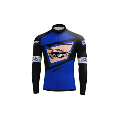 Blue Tear Men's Long Sleeve Cycling Kit