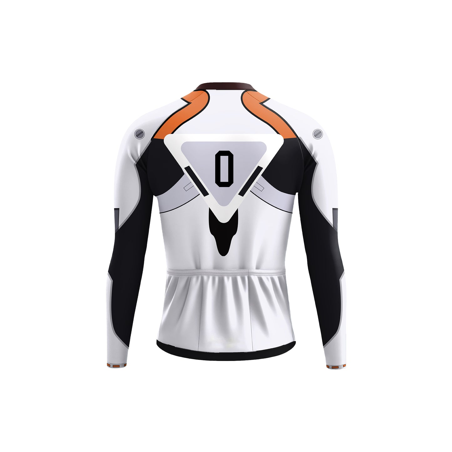 White Combat Suit Men's Long Sleeve Cycling Kit