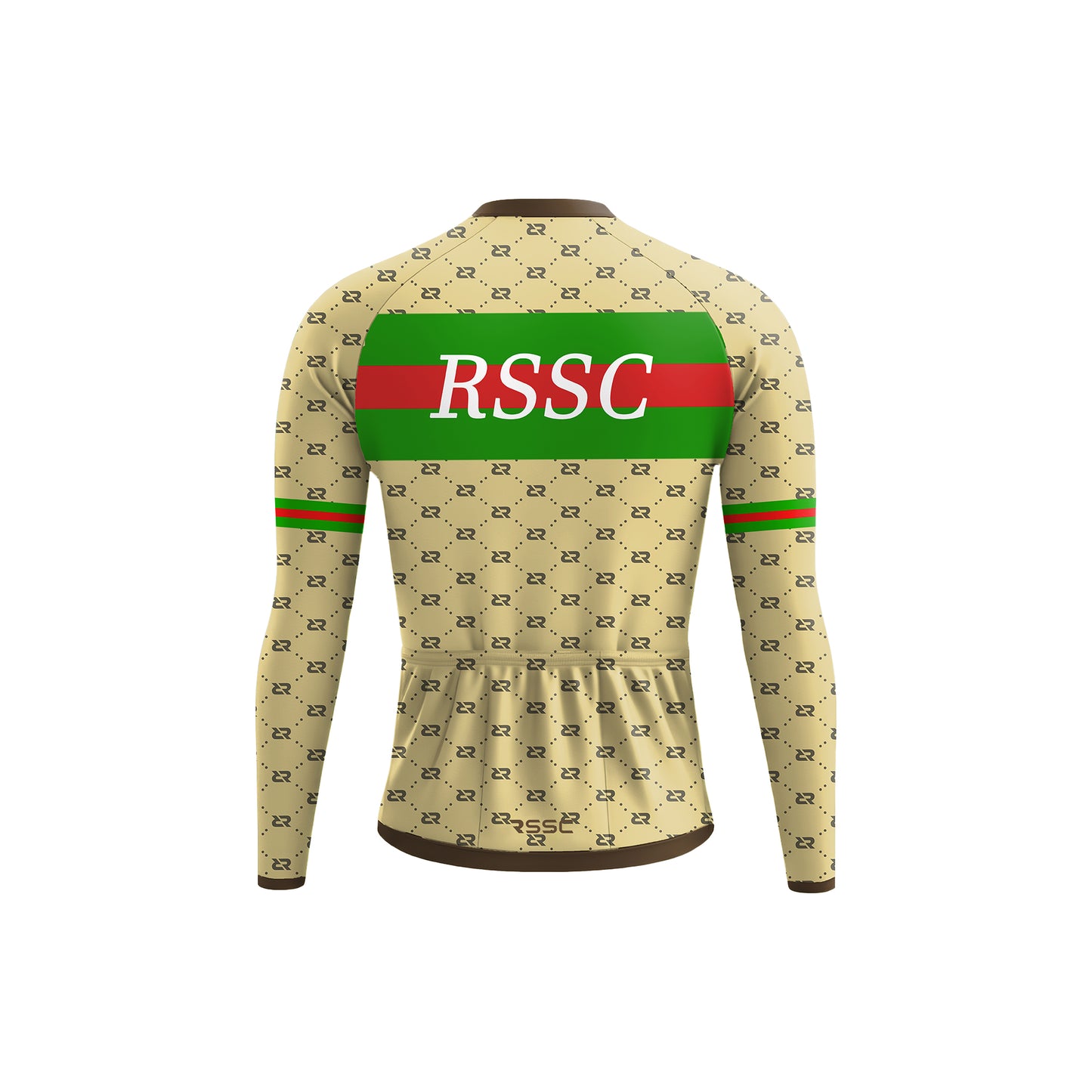 Emerald Stripe Men's Long Sleeve Cycling Kit