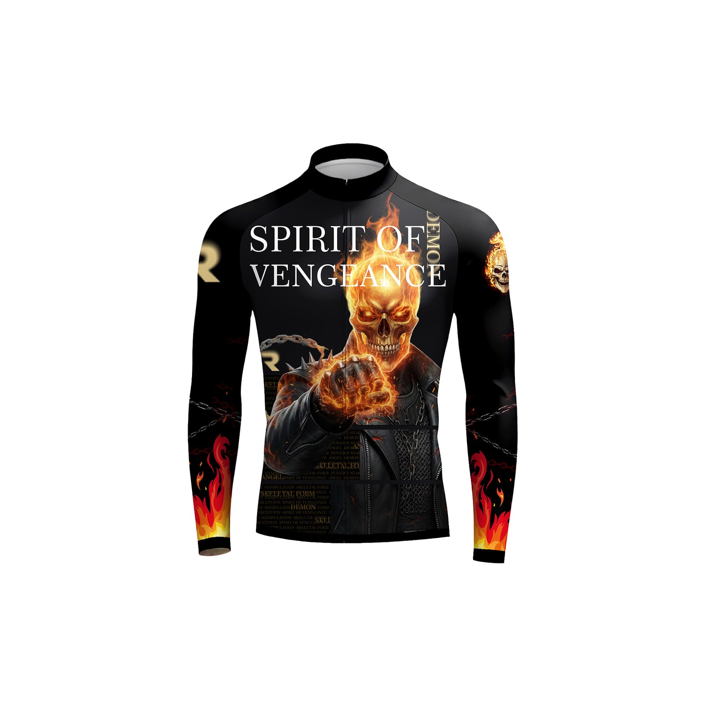 Flame of Retribution Men's Long Sleeve Cycling Kit