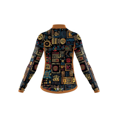 Tribal Geometry Women's Long Sleeve Cycling Kit
