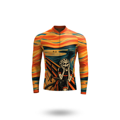 Bone Grab Langarm-Radtrikot für Herren
