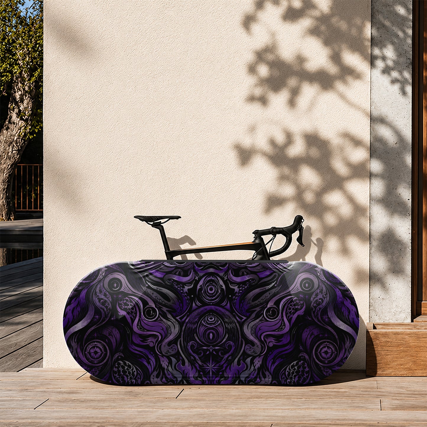 Purple Heresy Bicycle Wheels Cover