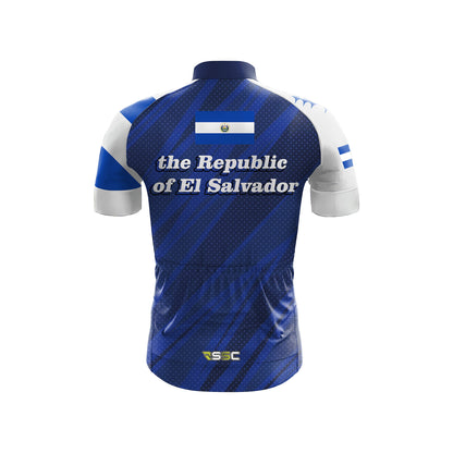 The Republic of El Salvador Men's Short Sleeve Cycling Kit