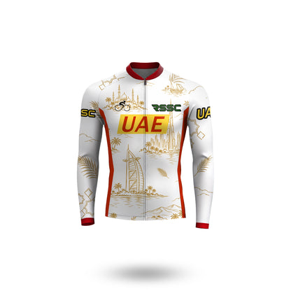 World Imprint — UAE Men's Long Sleeve Cycling Kit