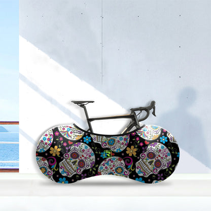 Sugar Skull Bicycle Wheels Cover