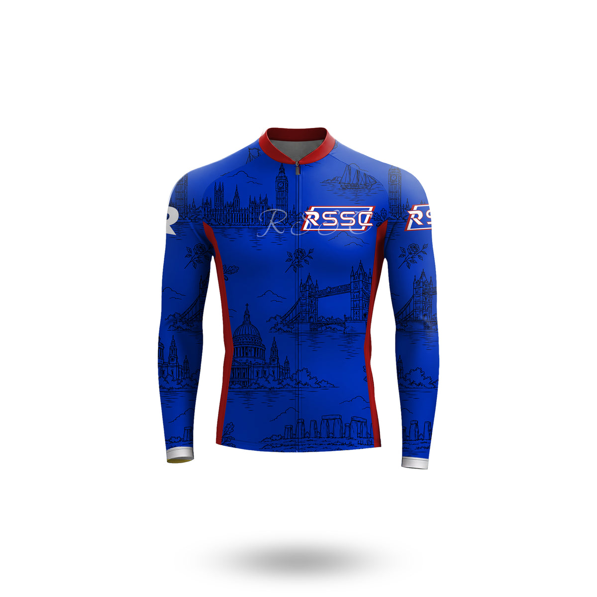 Bone Grab Langarm-Radtrikot für Herren