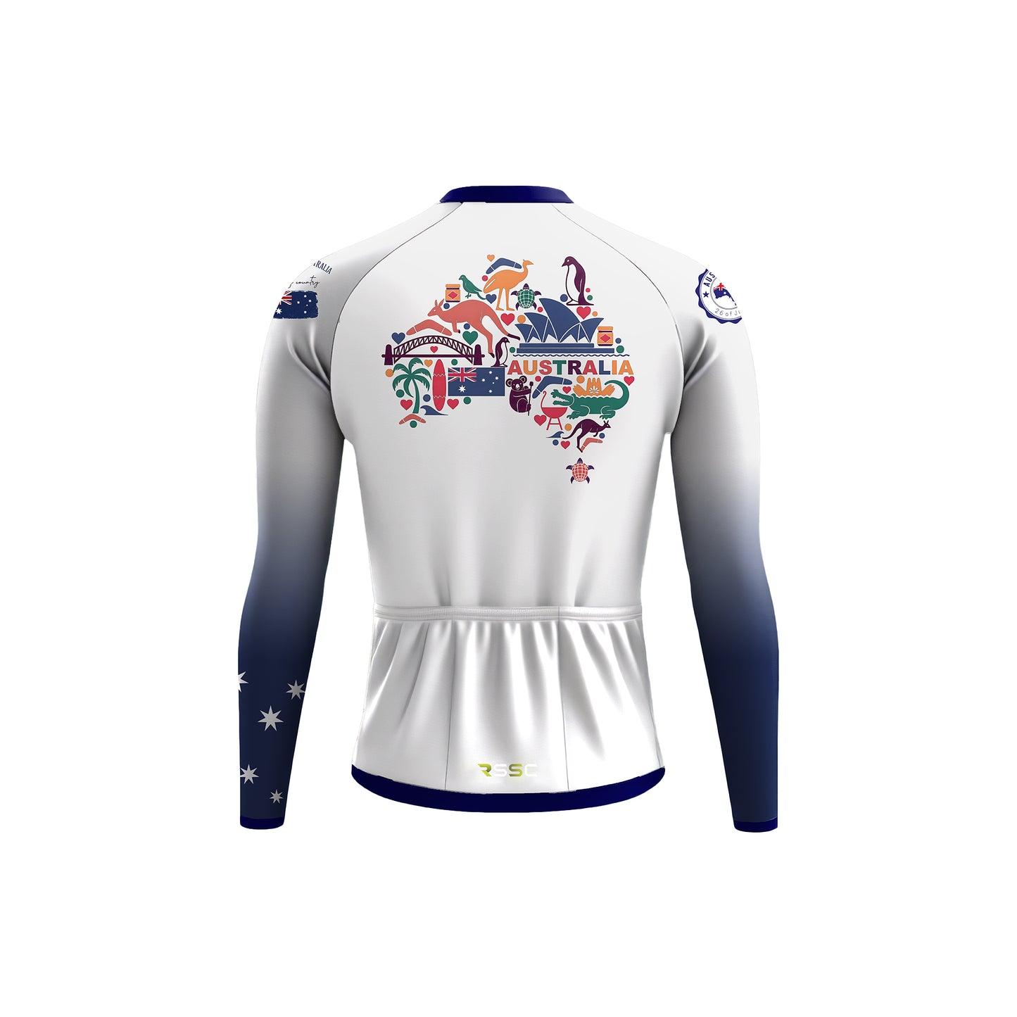 Australia Men's Long Sleeve Cycling Kit