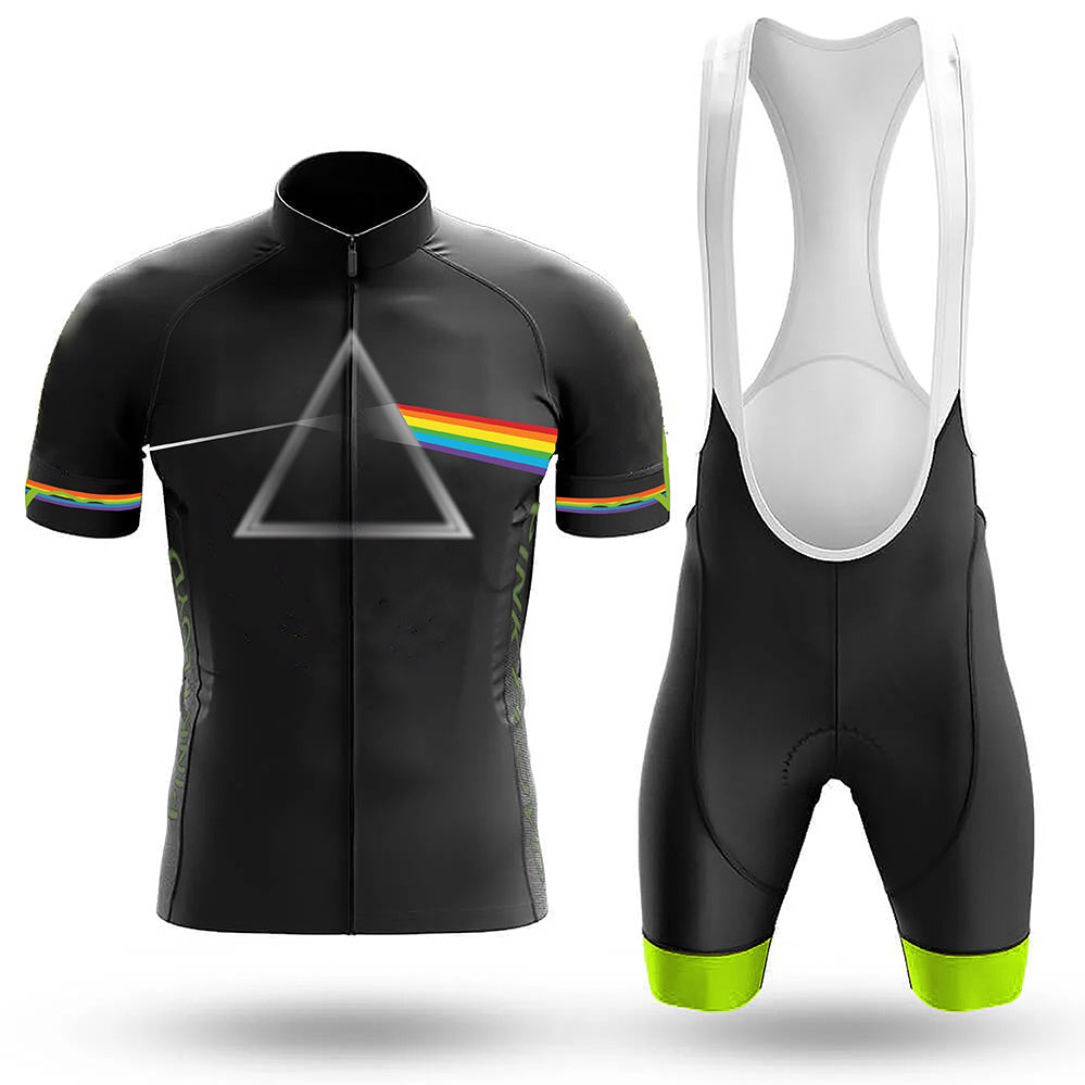 Men's Short Sleeve Cycling Jersey Dark Side On The Moon | RSSC Premium Cycling Kit with Moisture Wicking Fabric