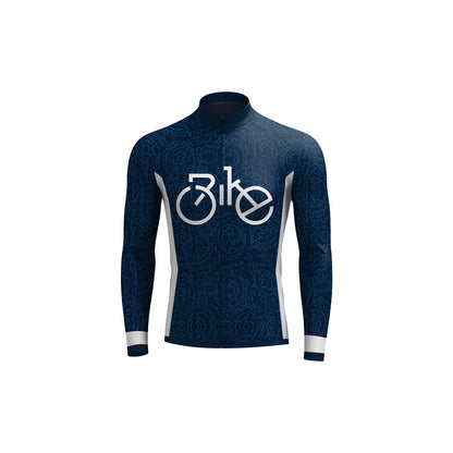 Bike Typo Men's Long Sleeve Cycling Kit