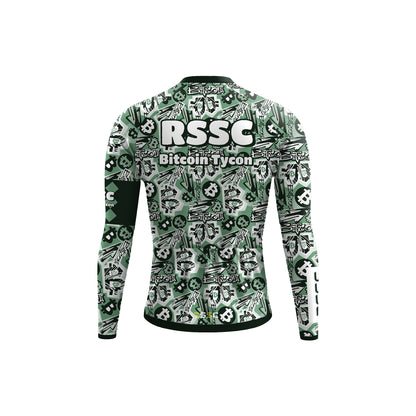 RSSC Bitcoin Graffiti Men's Long Sleeve Cycling Kit