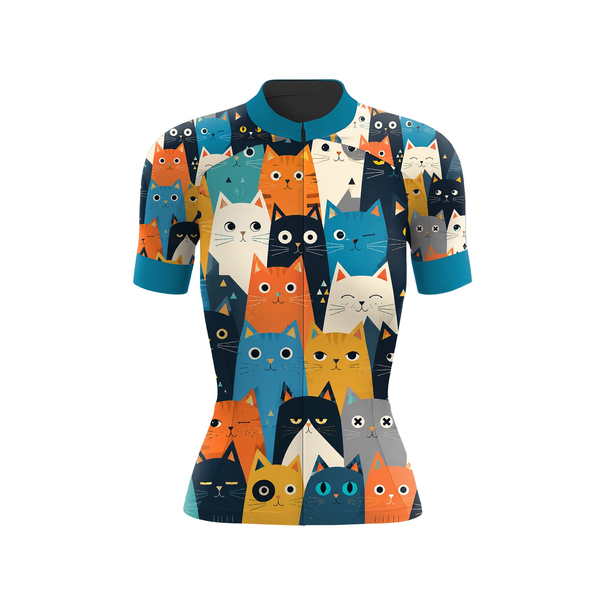 Cartoon Cat Women's Short Sleeve Cycling Kit – Rssc Sports