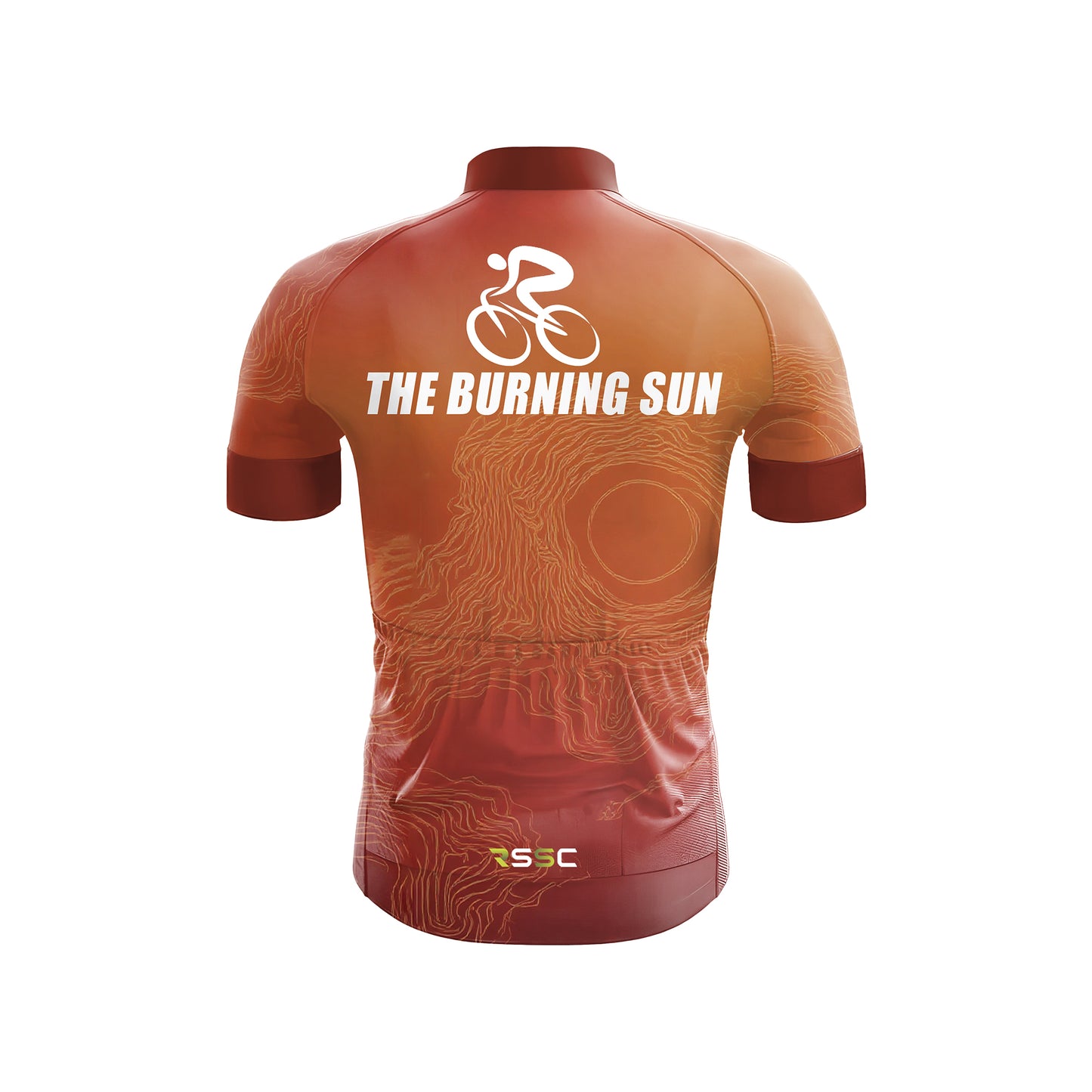 The burning sun Men's Short Sleeve Cycling Kit