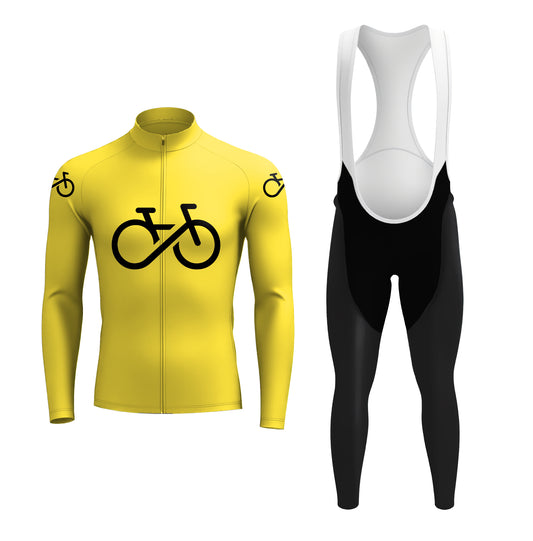 Maillot de cyclisme à manches longues pour homme Bike Forever