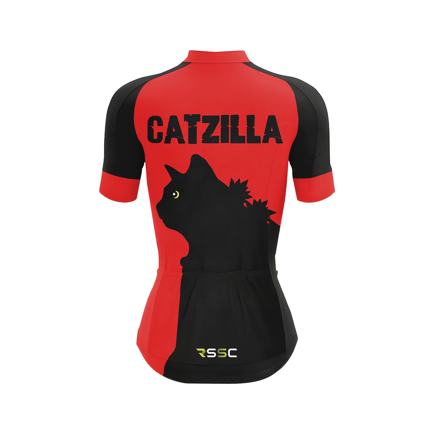 cat gatzilla Women's Short Sleeve Cycling Kit