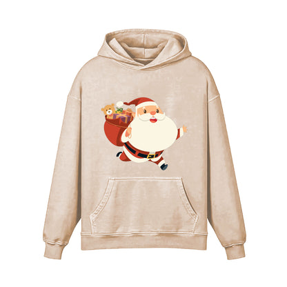 Santa Claus Delivering Gifts Hoodie