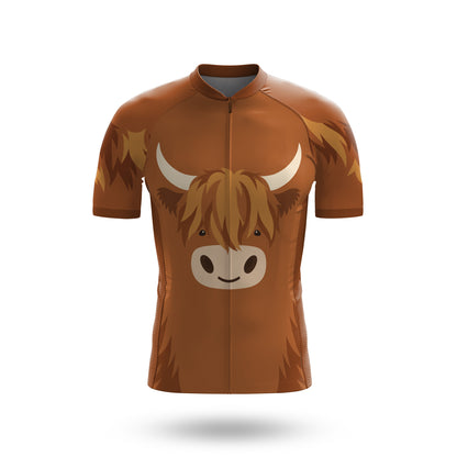 Highland Cow Men's Short Sleeve Cycling Kit