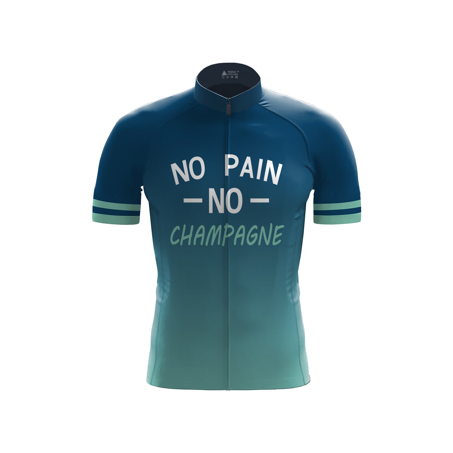 No Pain No Champagne Men's Short Sleeve Cycling Kit