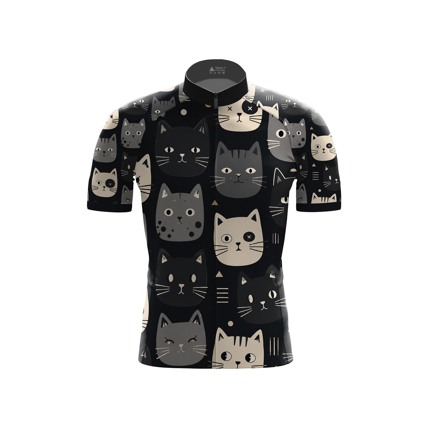 Happy Emoticon Cat Men's Cycling Kit