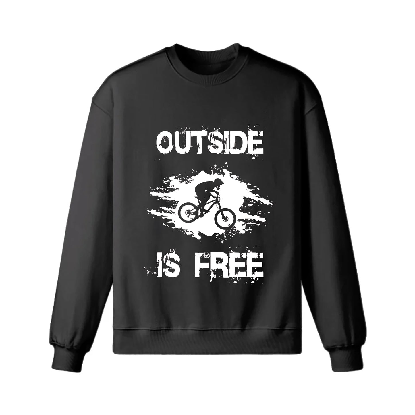 Sweat-shirt cycliste buveur de café