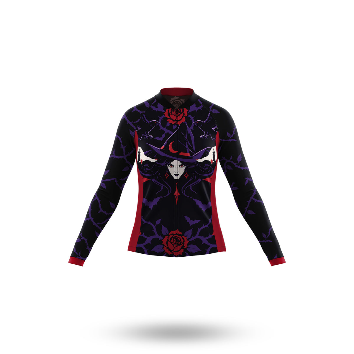 Completo da ciclismo da donna a maniche lunghe Colorful Abstract Movement