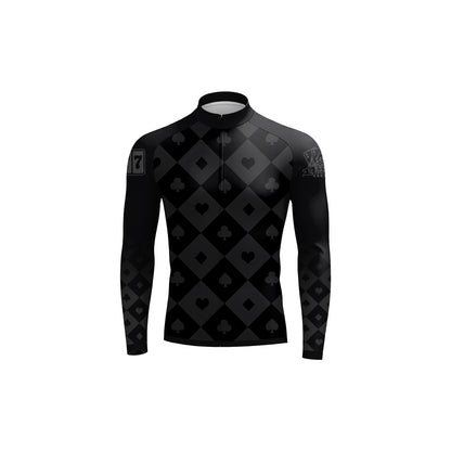 The Midnight Ace Men's Long Sleeve Cycling Kit